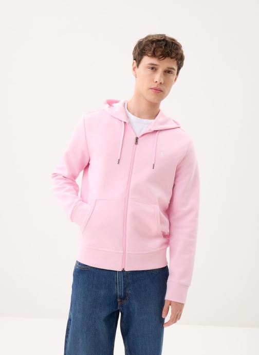 Polo Ralph Lauren Sweats zippés Sweat À Capuche En Maille Double 7108882 homme rose