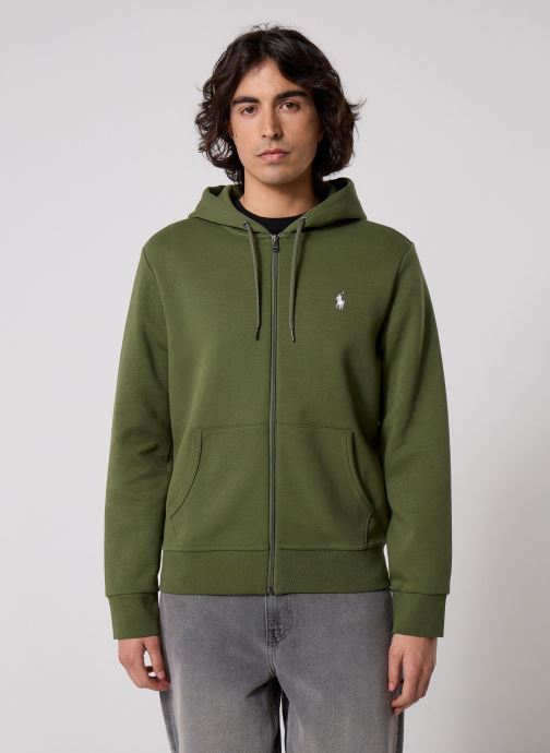 Polo Ralph Lauren Sweats zippés Sweat À Capuche En Maille Double 7108882 homme vert