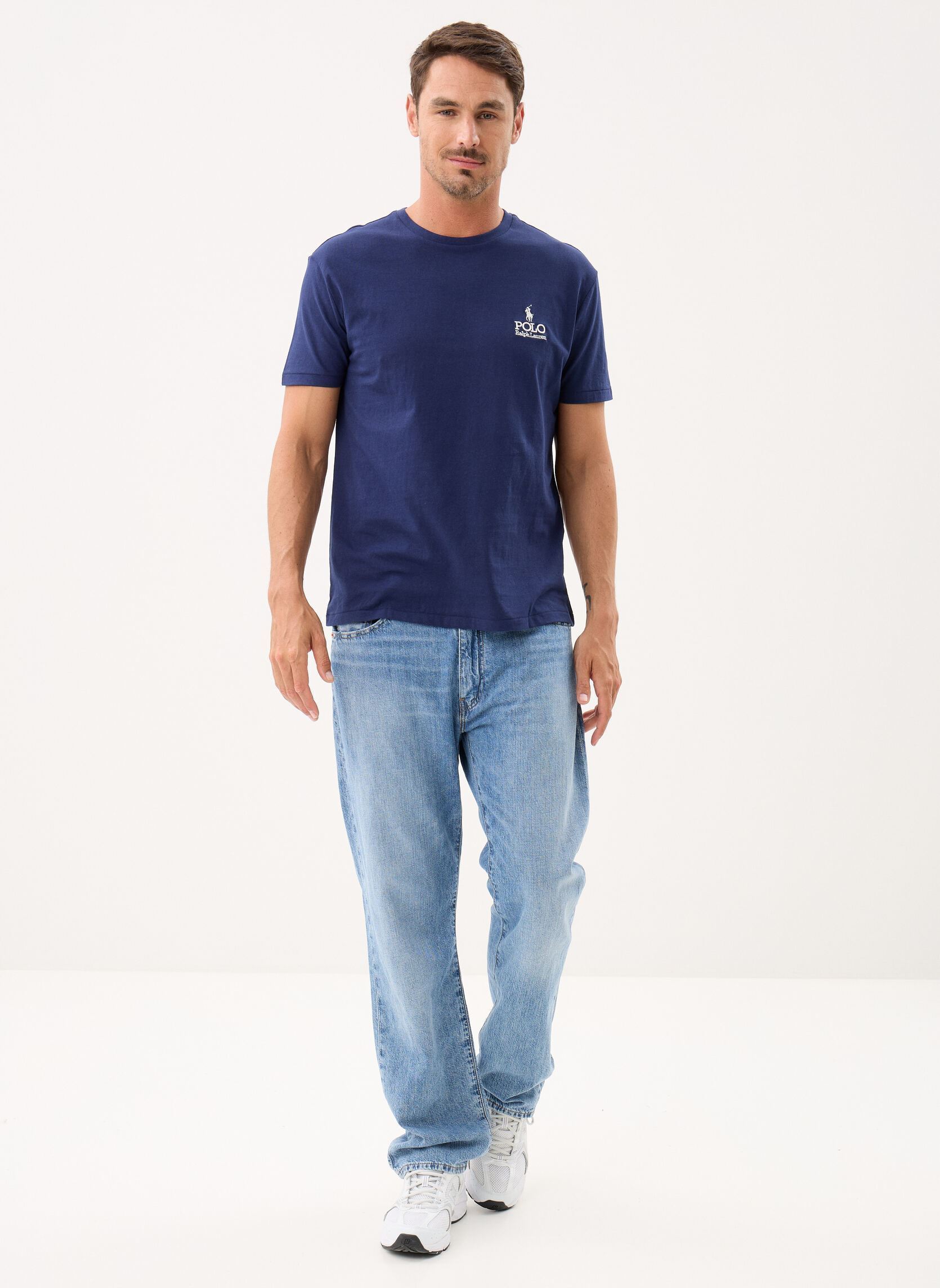 Tee-shirts T-shirt Classic Fit à logo en jersey homme bleu Polo Ralph Lauren Tee-shirts T-shirt Classic Fit à logo en jersey homme bleu NEWPORT NAVY