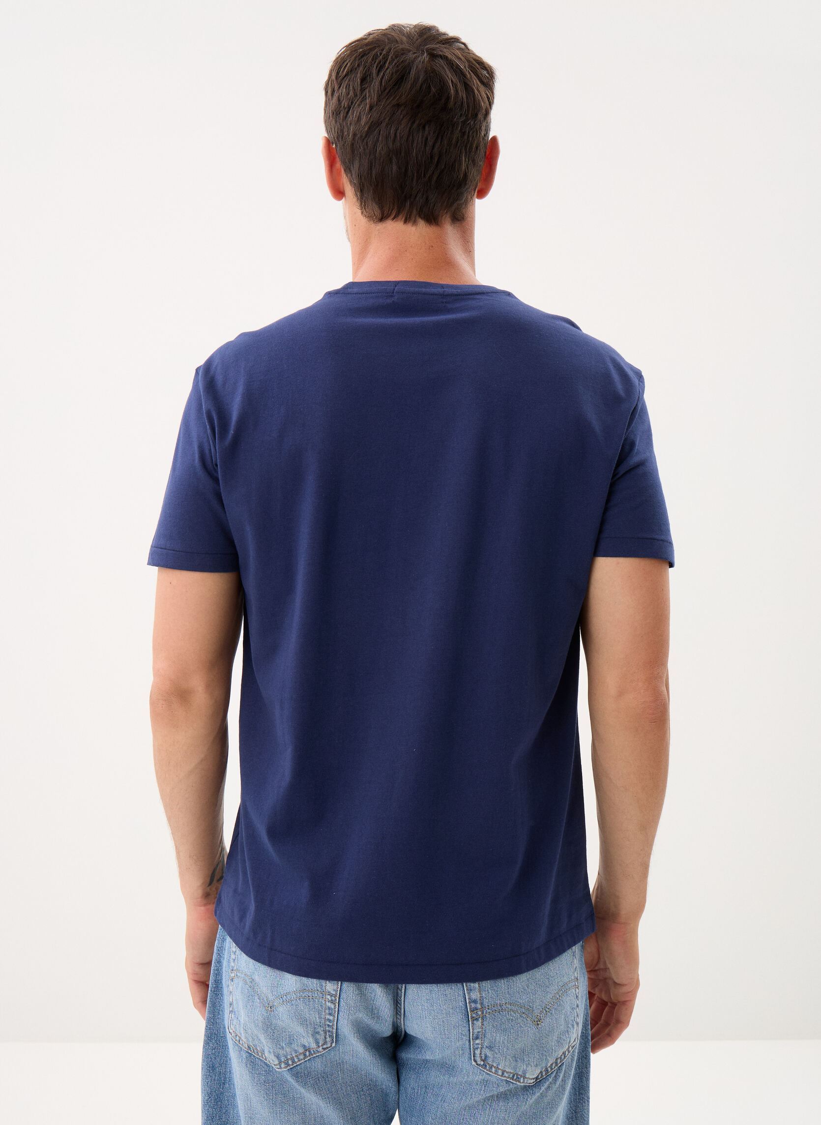 Tee-shirts T-shirt Classic Fit à logo en jersey homme bleu Polo Ralph Lauren Tee-shirts T-shirt Classic Fit à logo en jersey homme bleu NEWPORT NAVY