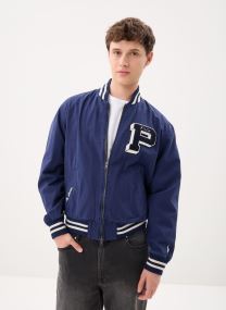 Bomberjacks Veste à motif en molleton heren blauw