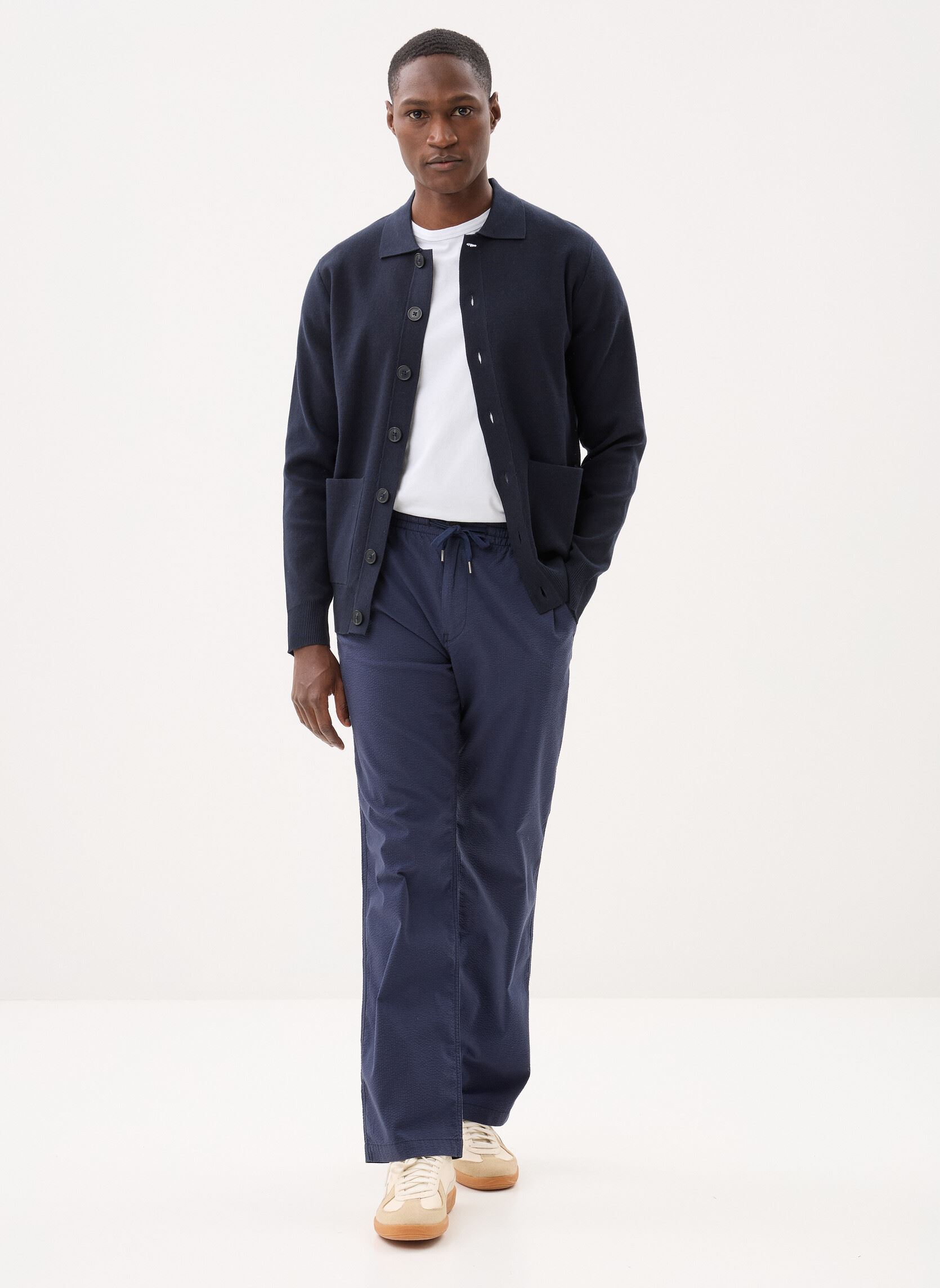 Rechte broeken Pantalon en coton stretch heren blauw Polo Ralph Lauren Rechte broeken Pantalon en coton stretch heren blauw NEWPORT NAVY/COLLECTION NAVY