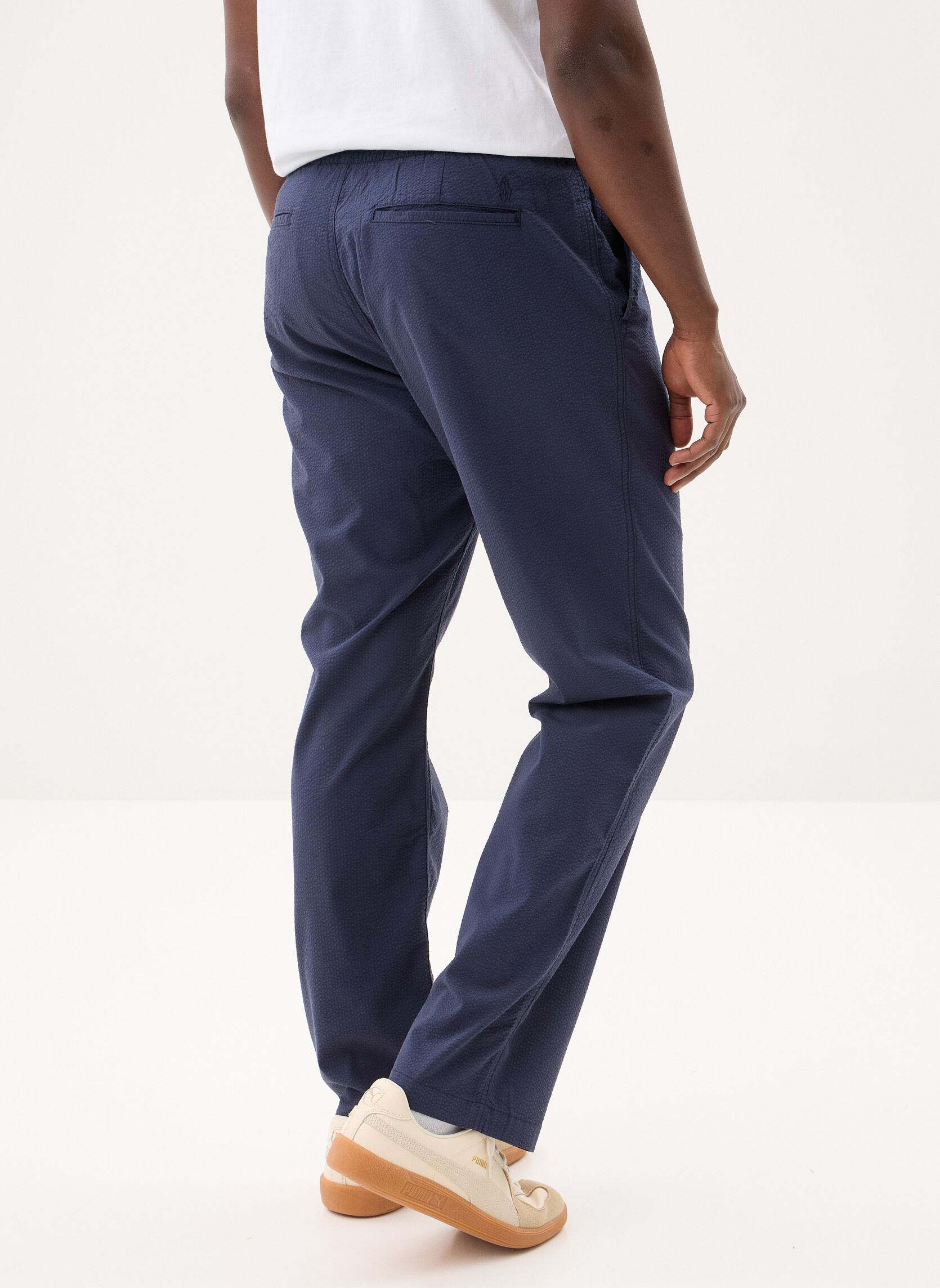 Rechte broeken Pantalon en coton stretch heren blauw Polo Ralph Lauren Rechte broeken Pantalon en coton stretch heren blauw NEWPORT NAVY/COLLECTION NAVY