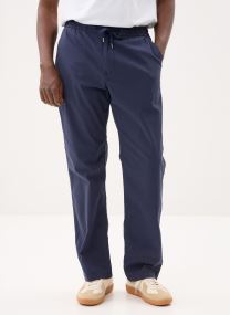 Rechte broeken Pantalon en coton stretch heren beige