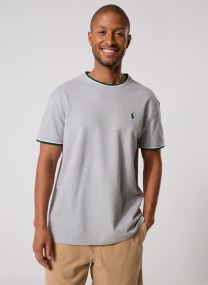 Tee-shirts T-shirt Classic Fit en piqué stretch homme gris