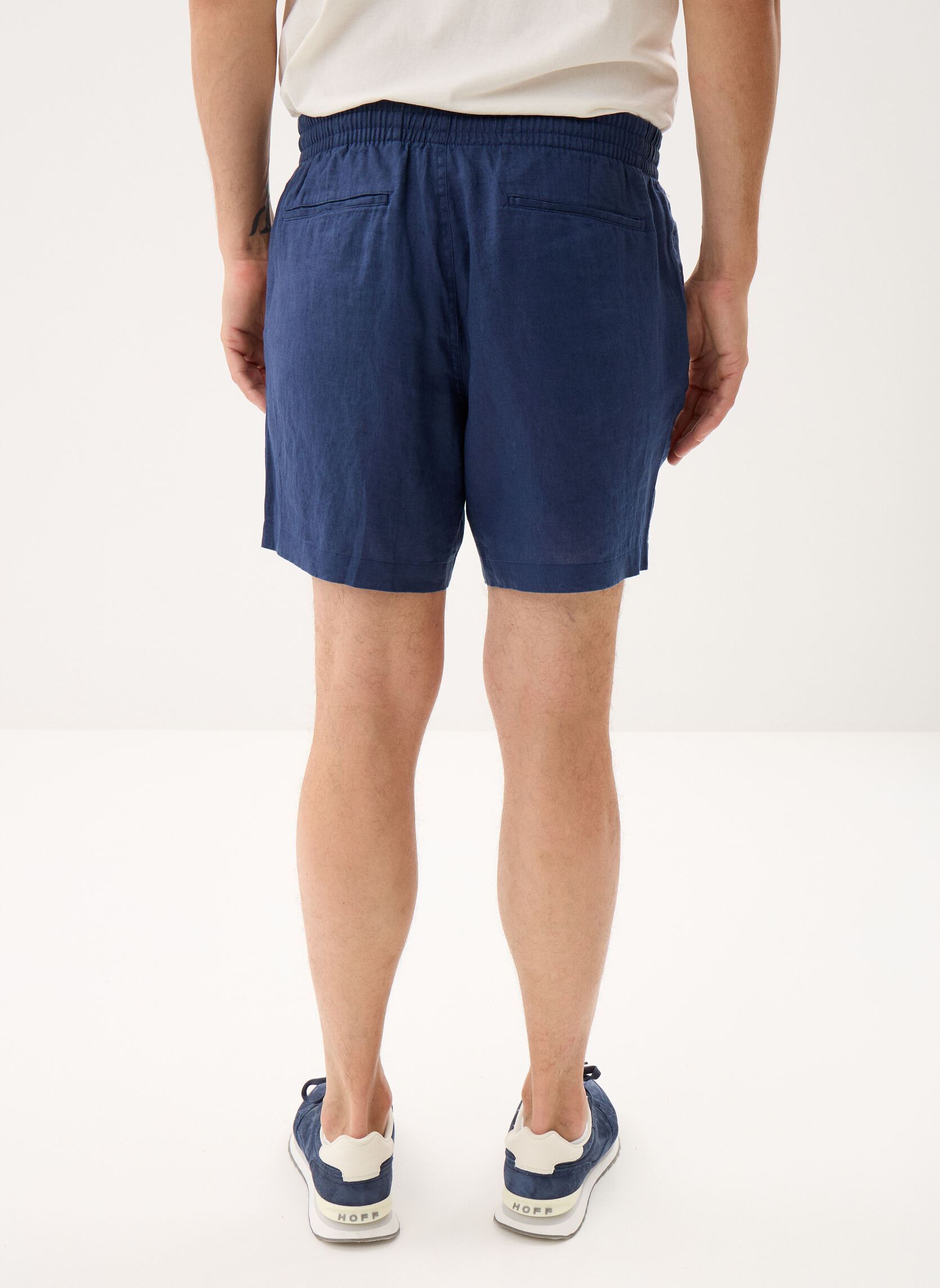 Shorts Short Polo prepster en lin 15 cm heren blauw Polo Ralph Lauren Shorts Short Polo prepster en lin 15 cm heren blauw NEWPORT NAVY