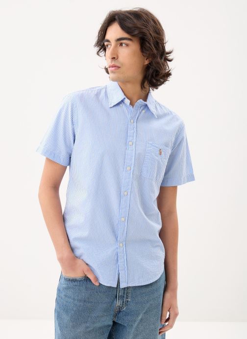 Polo Ralph Lauren Hemden Chemise en seersucker Custom Fit herren blau