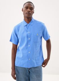 Camicie Chemise seersucker en lin uomo blu Polo Ralph Lauren Camicie Chemise seersucker en lin uomo blu SCOTTSDALE BLUE