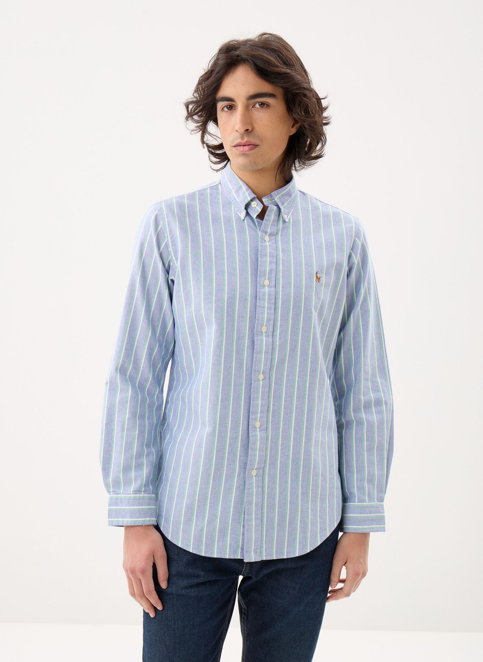 Chemise Oxford à rayures Custom Fit 710B by Polo Ralph Lauren
