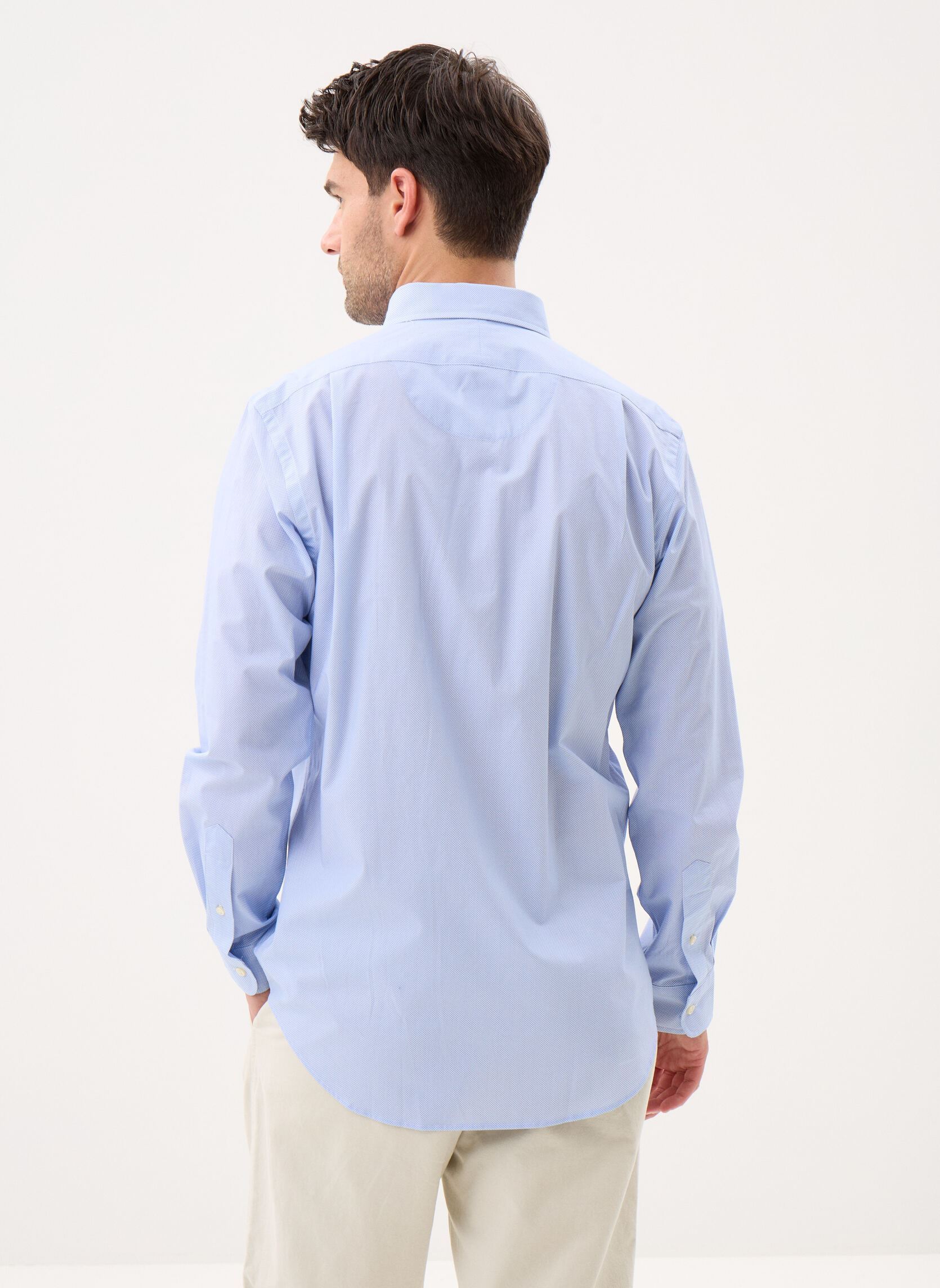 Hemden Chemise Custom Fit en popeline stretch herren blau Polo Ralph Lauren Hemden Chemise Custom Fit en popeline stretch herren blau 7227A DRESS BLUE TRCRY GRID