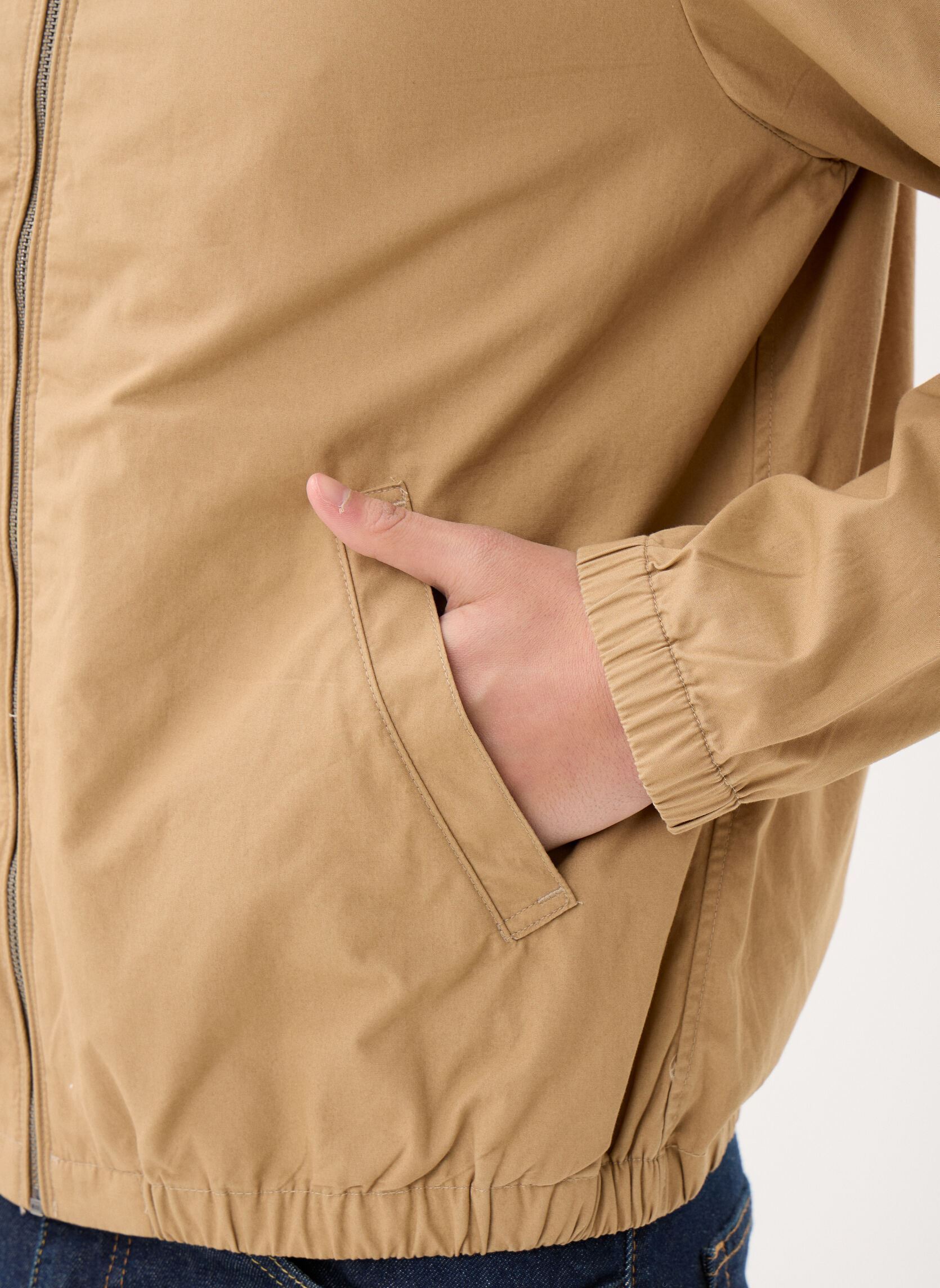 Windbreaker / Windjacken La veste Bayport en popeline herren beige Polo Ralph Lauren Windbreaker / Windjacken La veste Bayport en popeline herren beige CAFE TAN