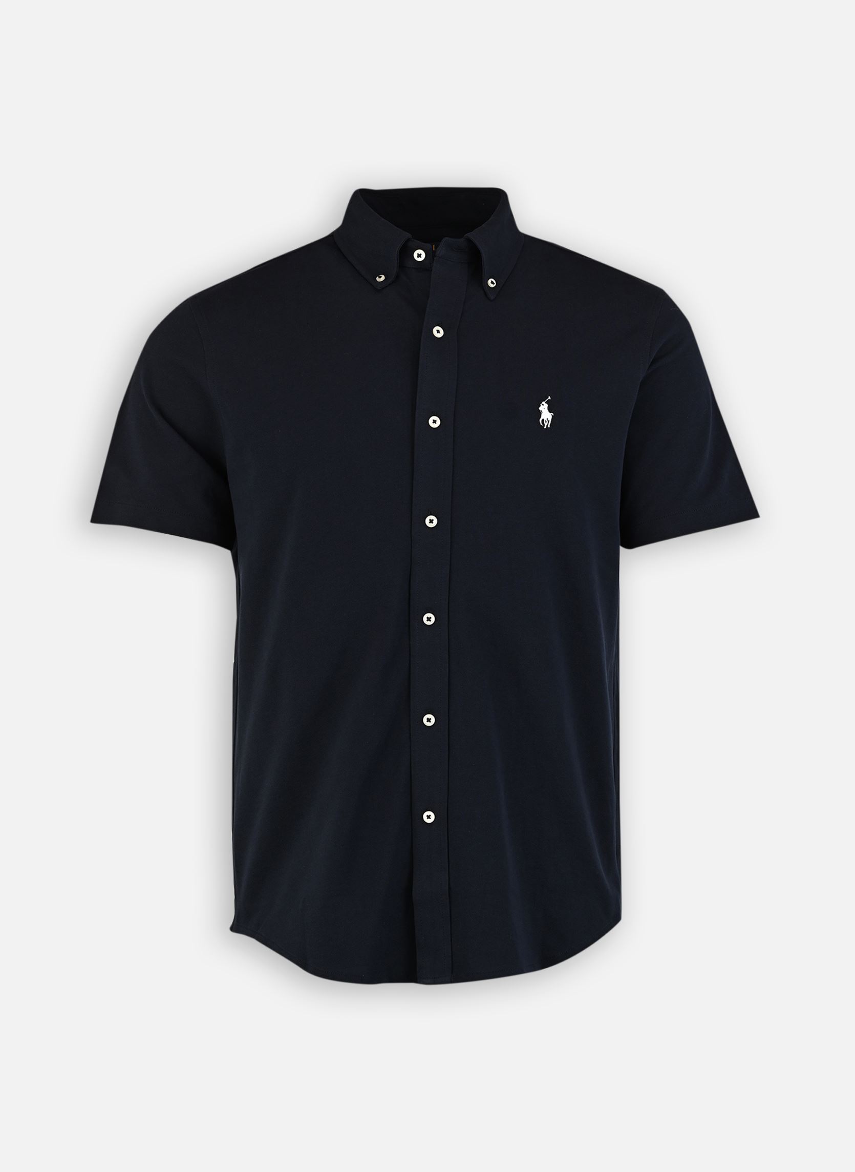 Chemisette ajustée en coton mesh - vue 2