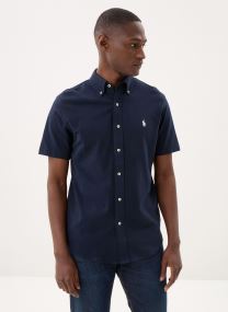 Chemises Chemise ultra-légère en coton piqué 7107 homme bleu Polo Ralph Lauren Chemises Chemise ultra-légère en coton piqué 7107 homme bleu AVIATOR NAVY