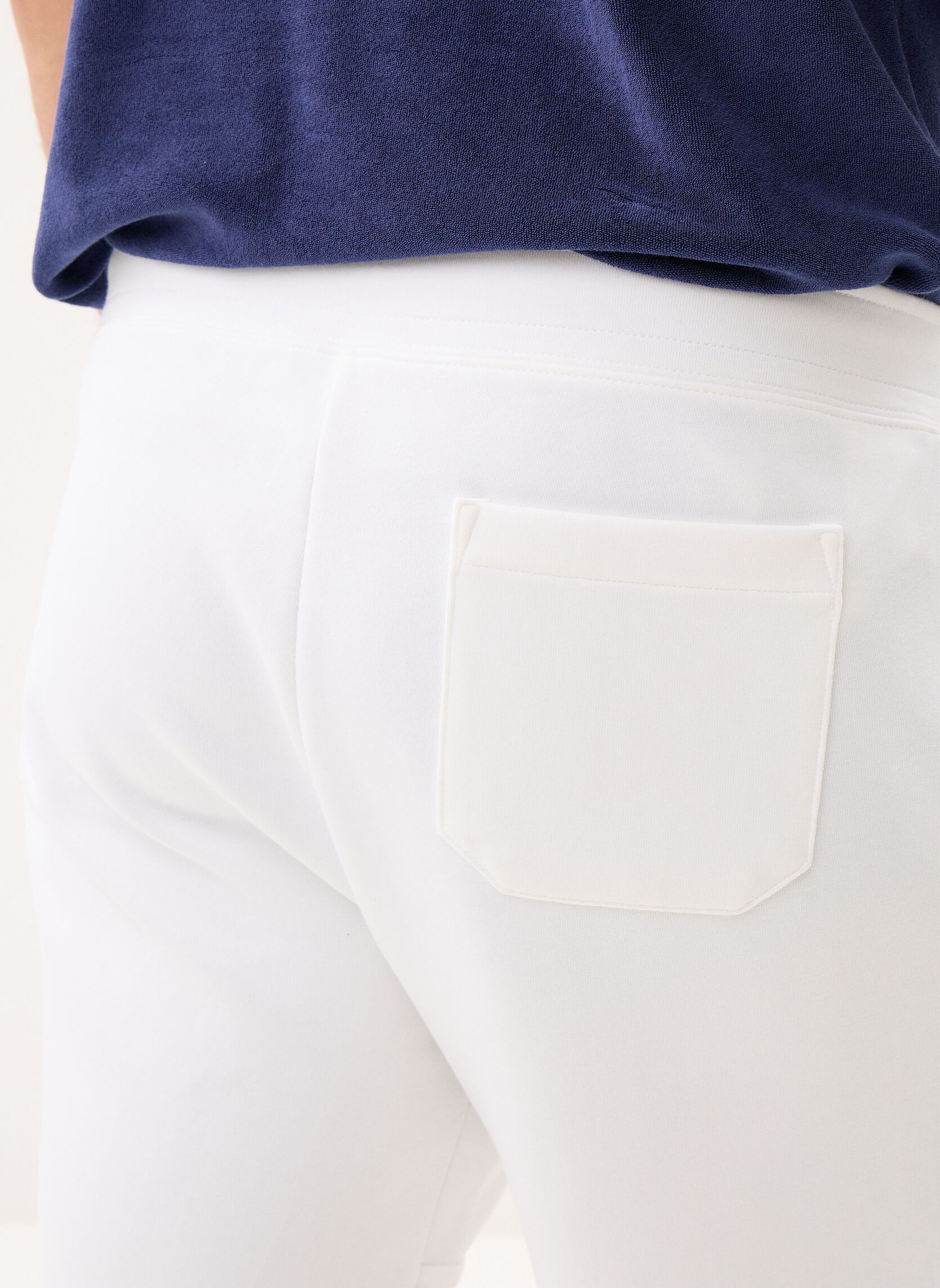 Shorts Short en maille double 23 cm heren wit Polo Ralph Lauren Shorts Short en maille double 23 cm heren wit WHITE/C9760