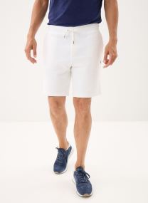 Shorts Short en maille double 23 cm heren wit