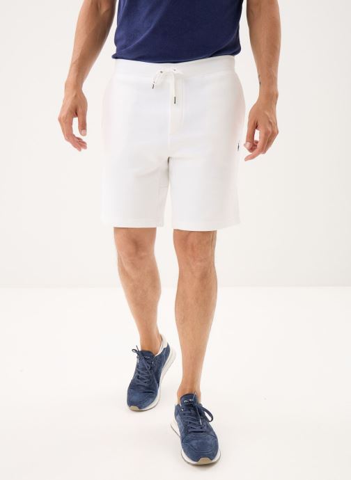 Polo Ralph Lauren Shorts Short en maille double 23 cm heren wit