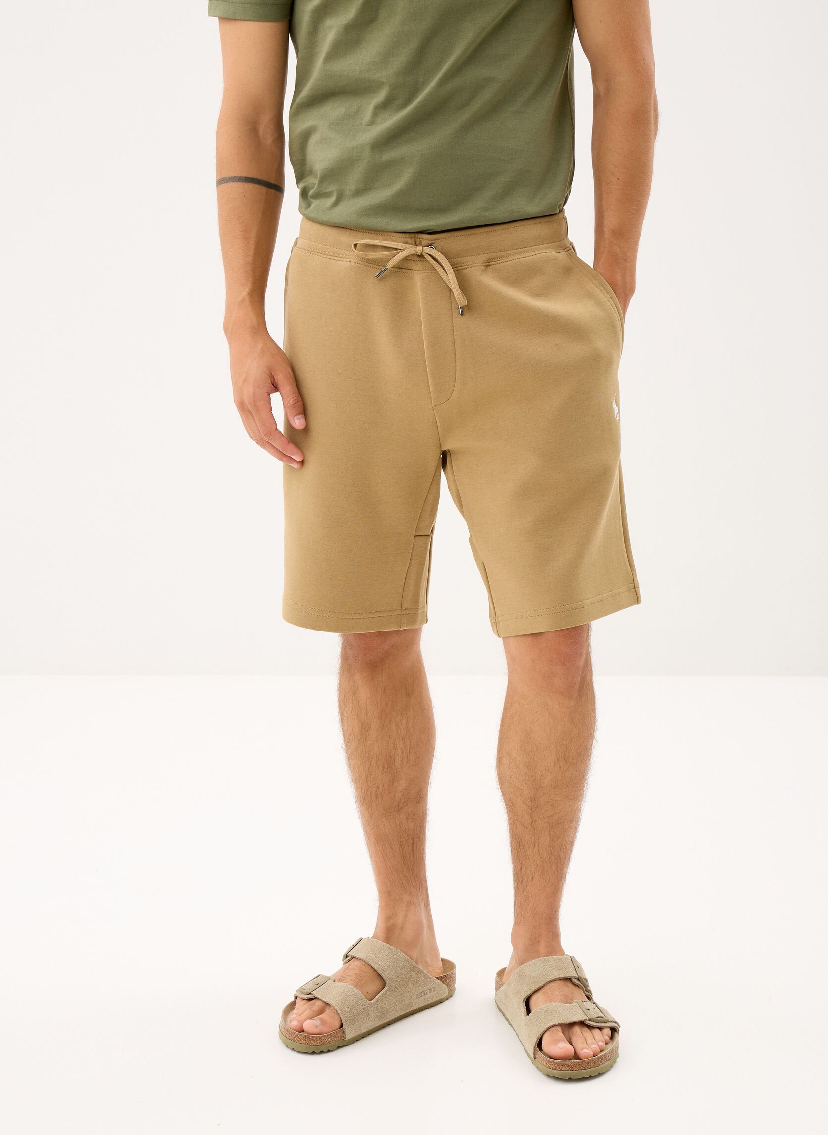 Shorts Short en maille double 23 cm herren beige Polo Ralph Lauren Shorts Short en maille double 23 cm herren beige DESERT TAN/C1730