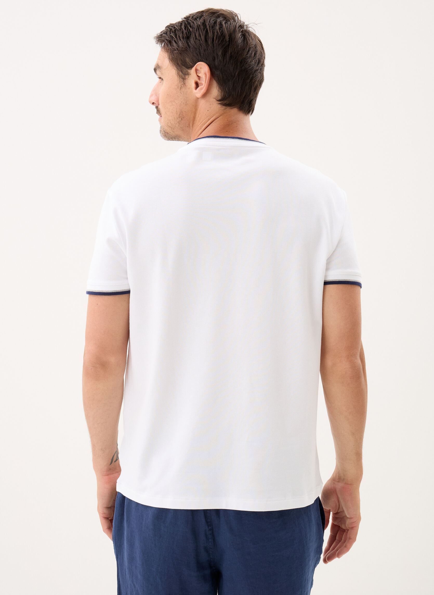 T-Shirts T-shirt Classic Fit en piqué stretch herren weiß Polo Ralph Lauren T-Shirts T-shirt Classic Fit en piqué stretch herren weiß WHITE/C7927