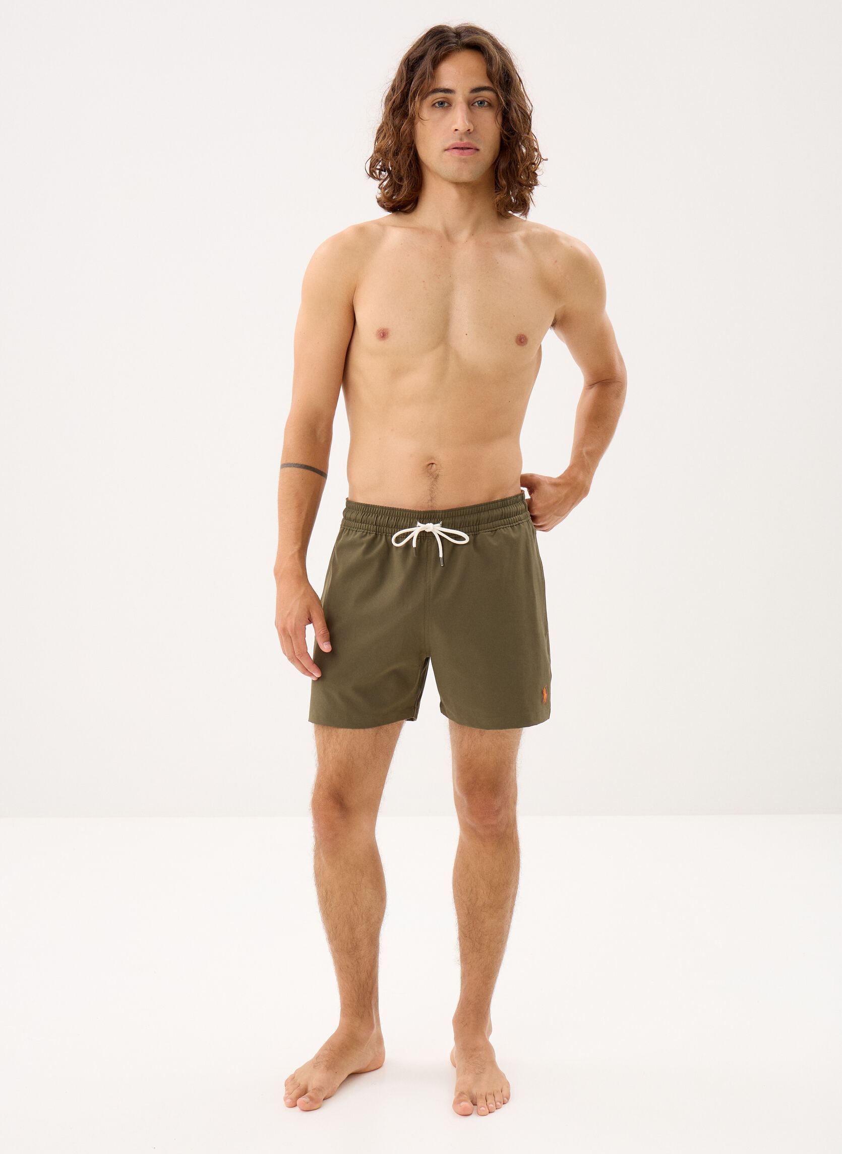 Badeshorts Short de bain Traveler classique 710B167 herren grün Polo Ralph Lauren Badeshorts Short de bain Traveler classique 710B167 herren grün CANOPY OLIVE