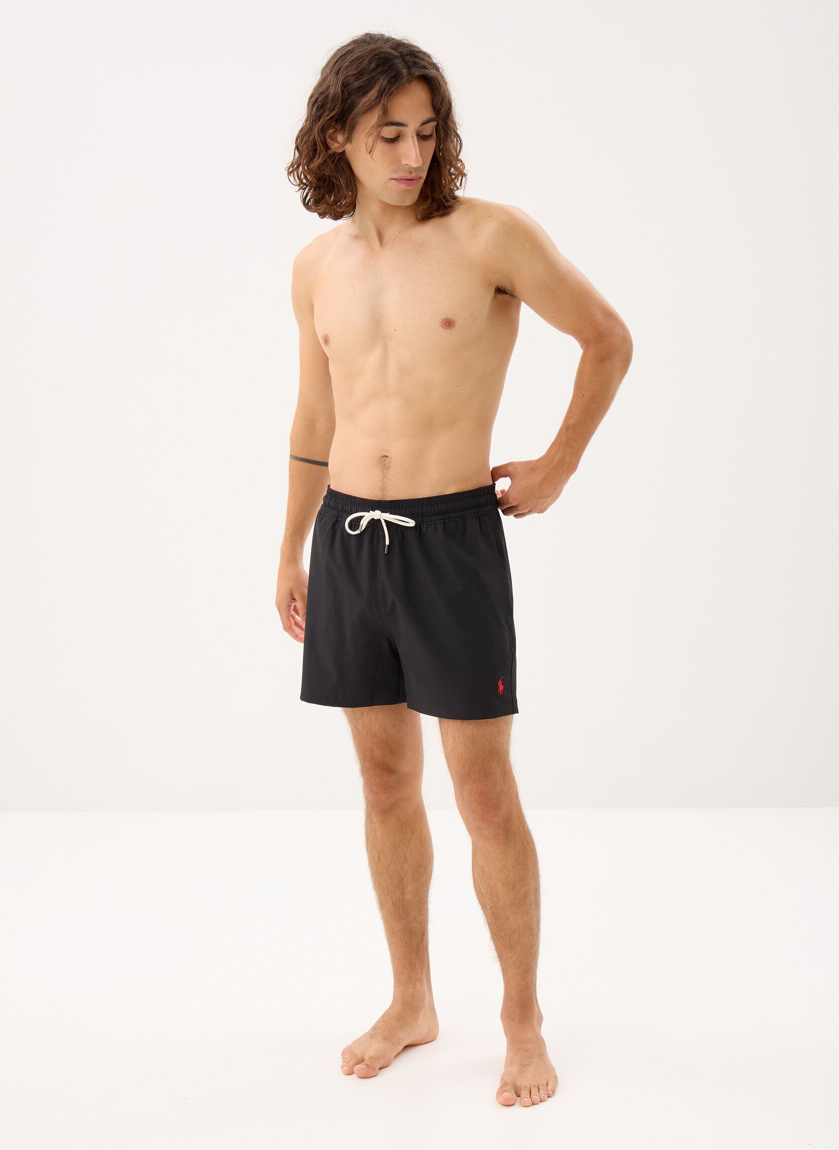 Zwemshorts Short de bain Traveler classique 710B167 heren zwart Polo Ralph Lauren Zwemshorts Short de bain Traveler classique 710B167 heren zwart POLO BLACK