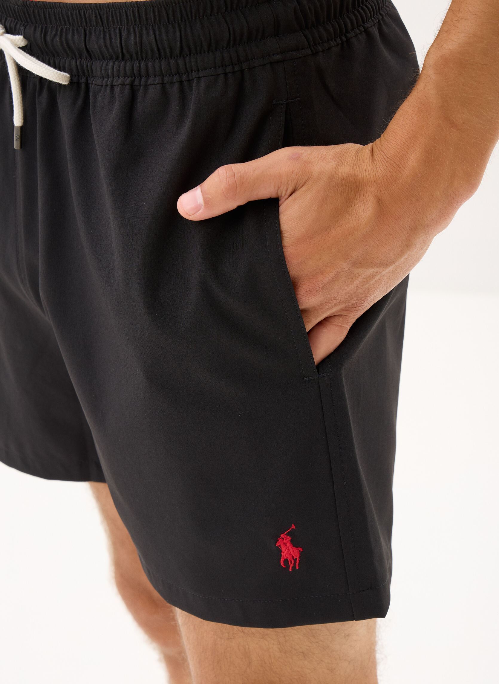 Zwemshorts Short de bain Traveler classique 710B167 heren zwart Polo Ralph Lauren Zwemshorts Short de bain Traveler classique 710B167 heren zwart POLO BLACK