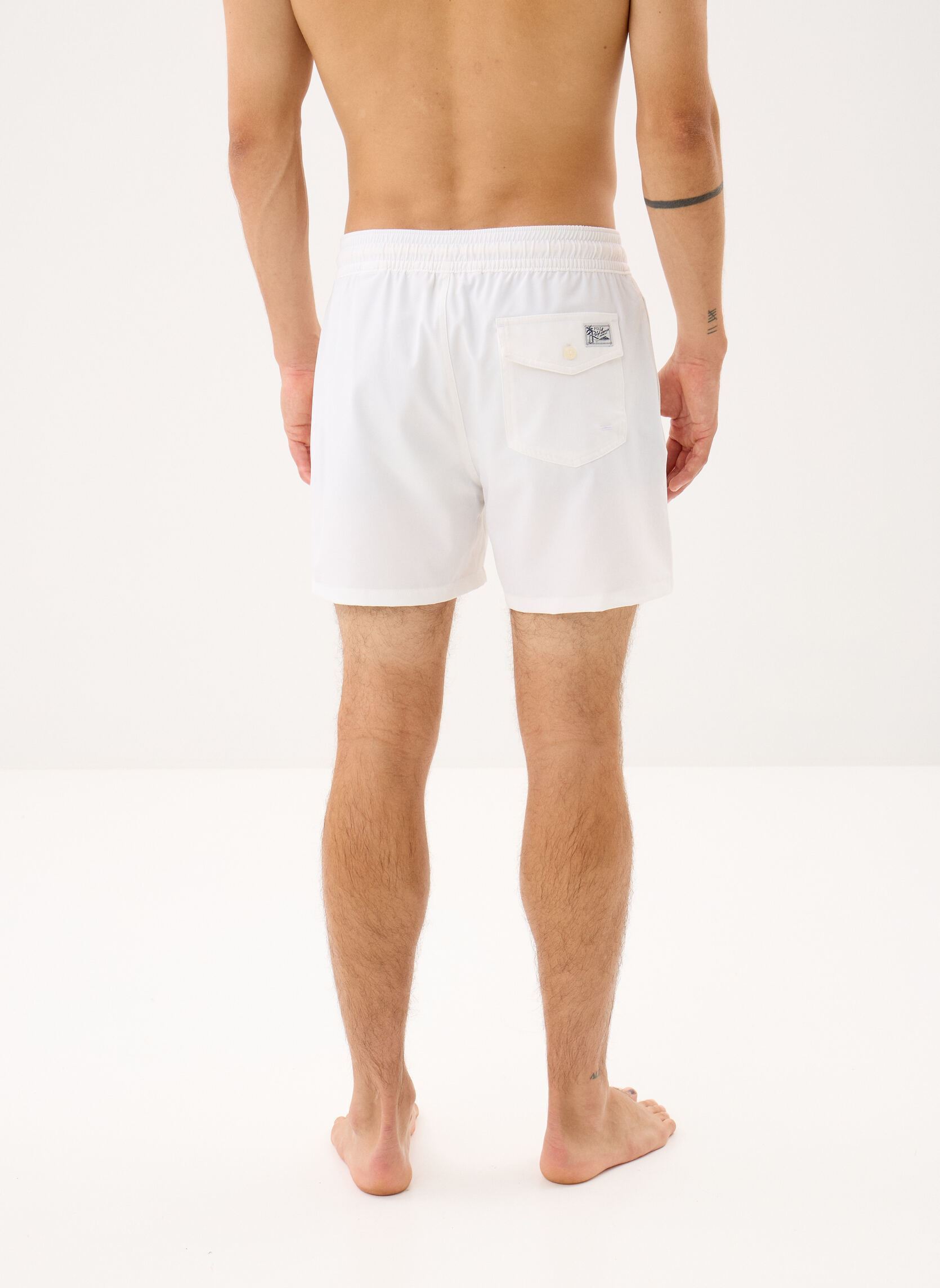 Zwemshorts Short de bain Traveler classique 710B167 heren wit Polo Ralph Lauren Zwemshorts Short de bain Traveler classique 710B167 heren wit WHITE