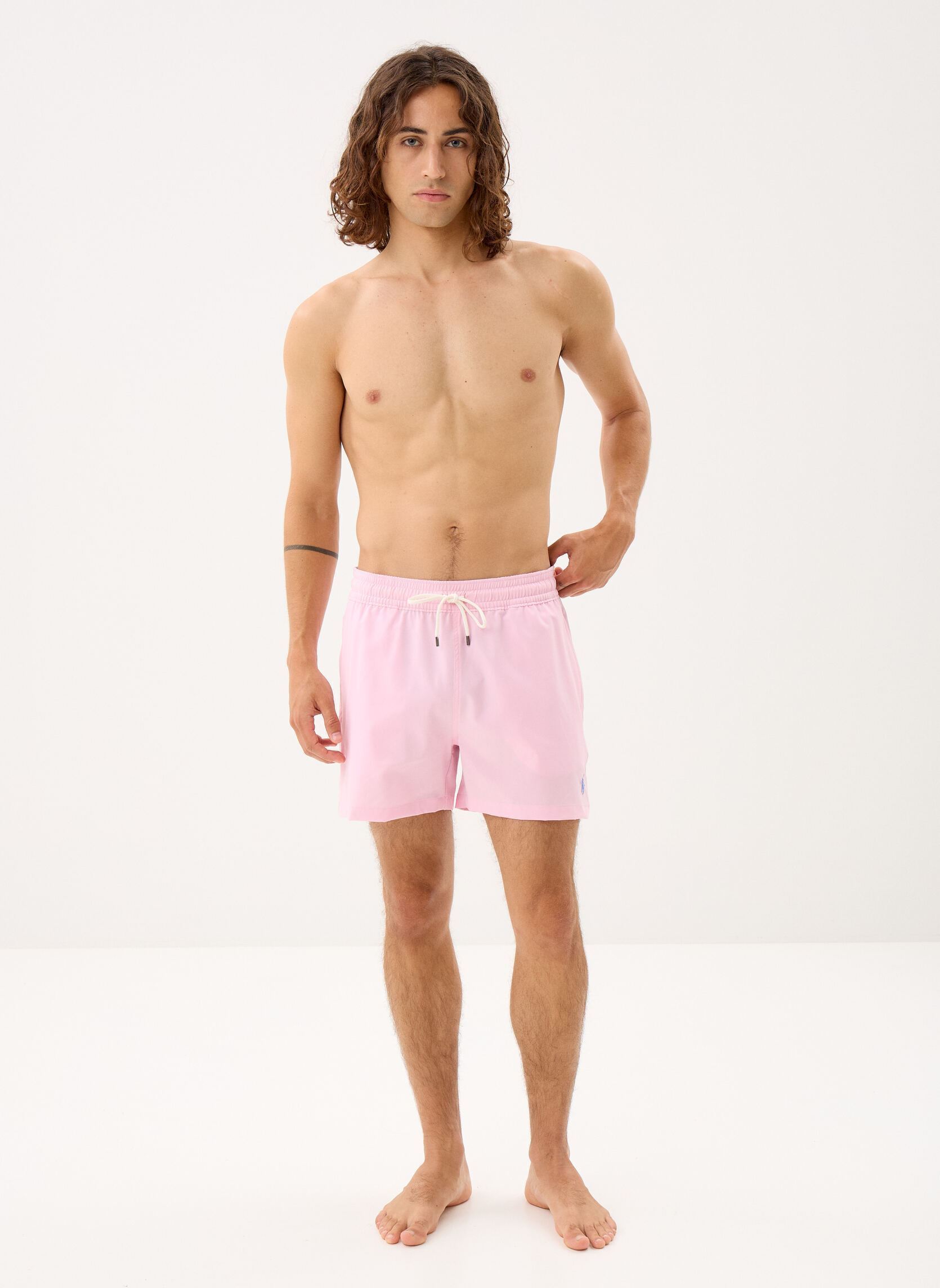 Badeshorts Short de bain Traveler classique 710B167 herren rosa Polo Ralph Lauren Badeshorts Short de bain Traveler classique 710B167 herren rosa CARMEL PINK/AUSTIN BLUE