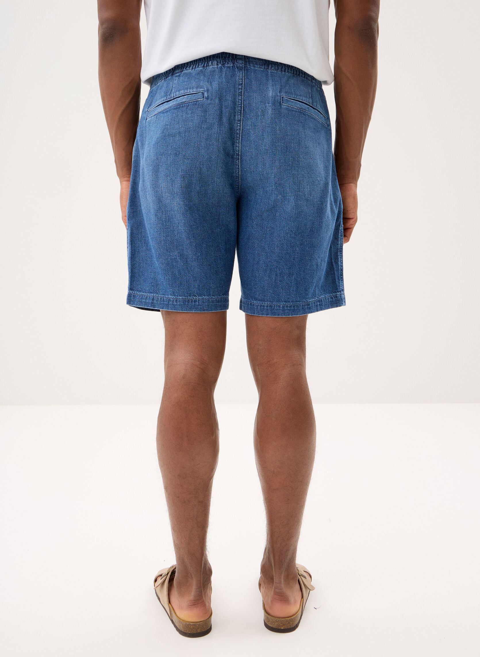 Shorts Short en denim Polo Prepster homme bleu Polo Ralph Lauren Shorts Short en denim Polo Prepster homme bleu BLANE