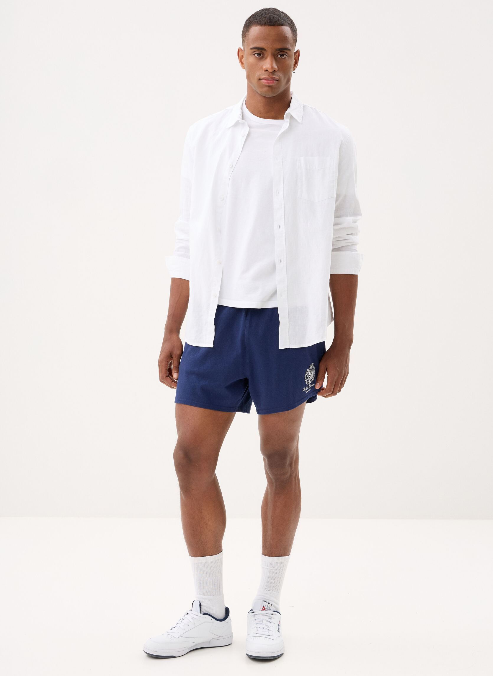 Shorts Short Relaxed Fit motif jersey 12,5 cm homme bleu Polo Ralph Lauren Shorts Short Relaxed Fit motif jersey 12,5 cm homme bleu NEWPORT NAVY