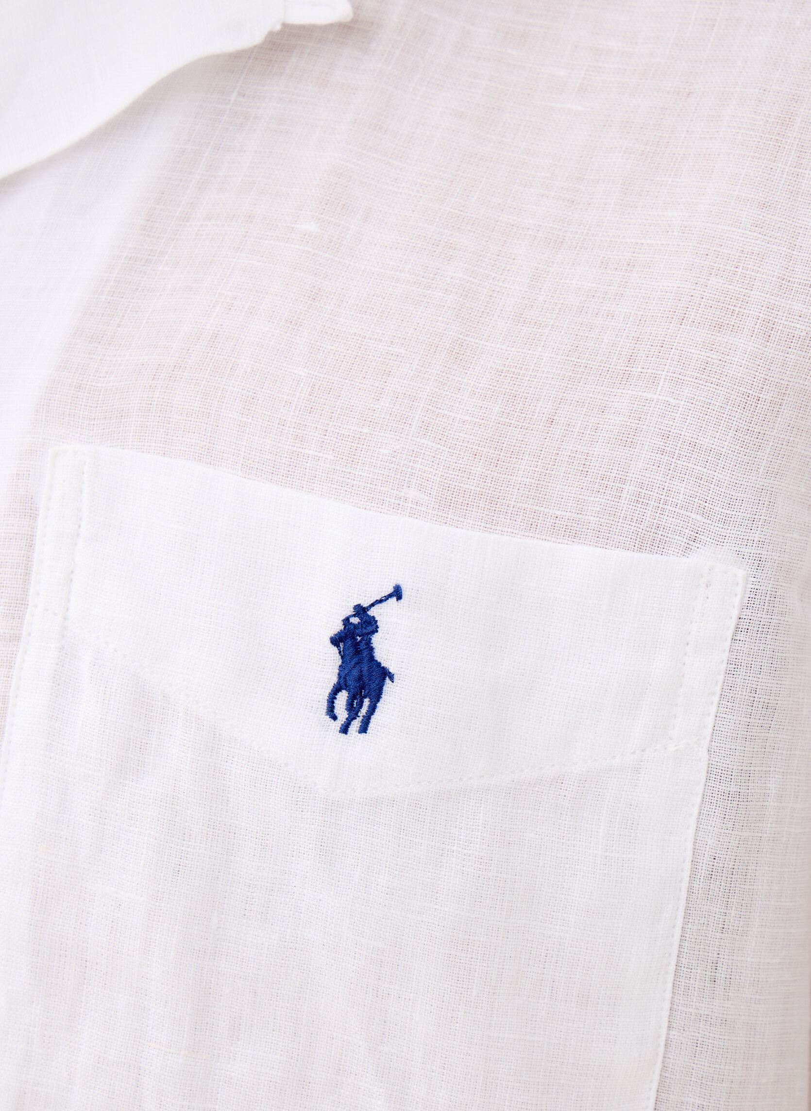Chemises Chemise safari Classic Fit en lin homme blanc Polo Ralph Lauren Chemises Chemise safari Classic Fit en lin homme blanc WHITE