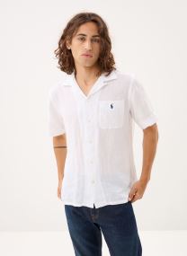 Chemises Chemise safari Classic Fit en lin homme blanc