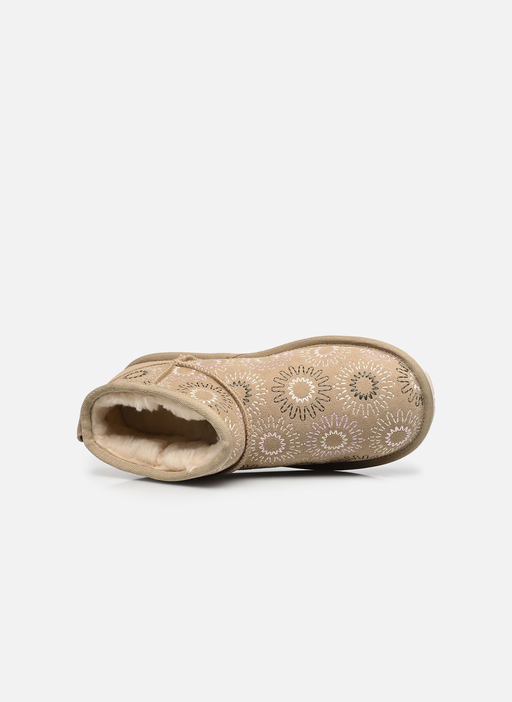 Bottes KIDS' CLASSIC ULTRA MINI SUN STITCH fille marron UGG Bottes KIDS' CLASSIC ULTRA MINI SUN STITCH fille marron MUSTARD SEED
