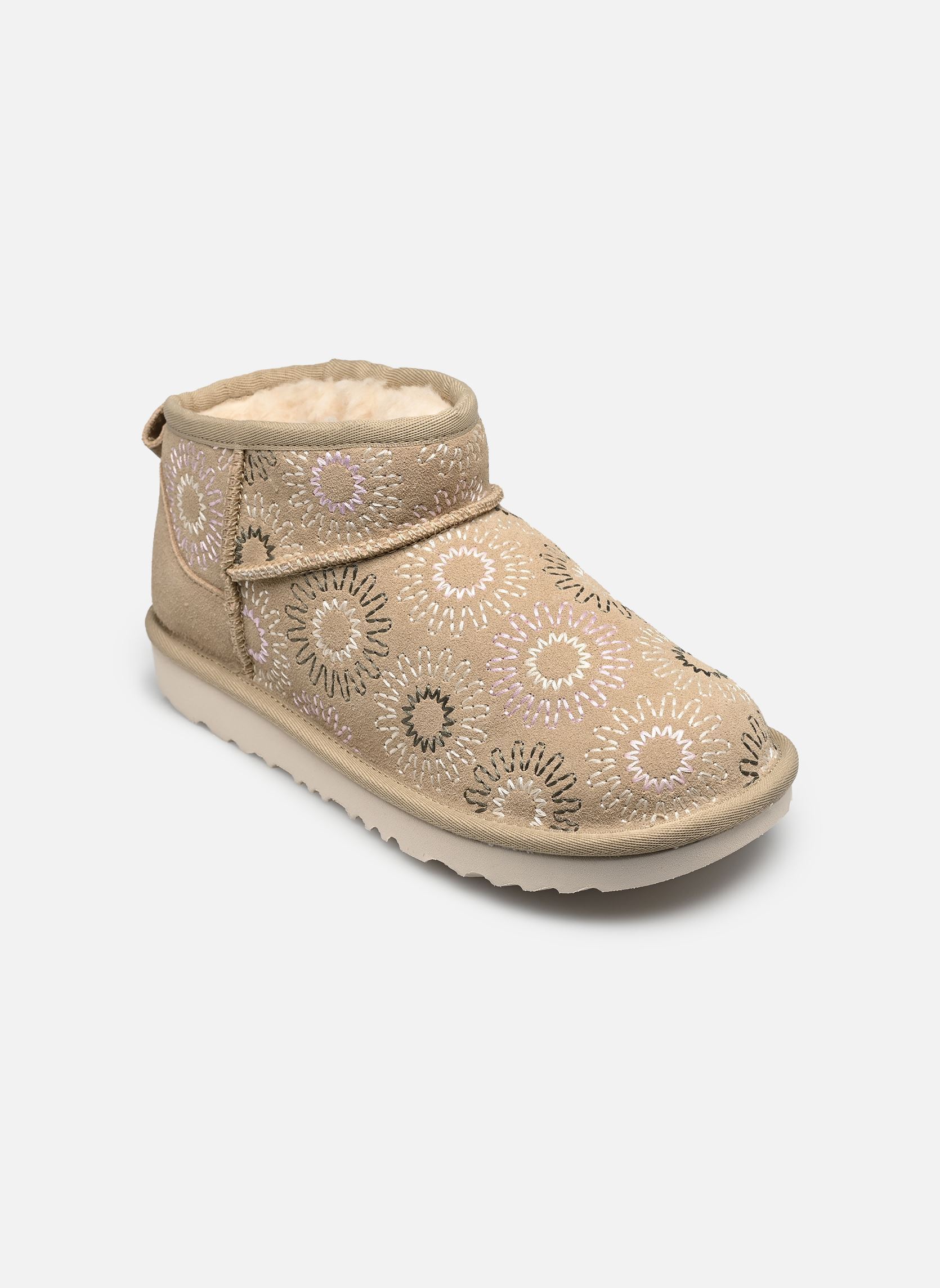 Bottines et boots UGG KIDS' CLASSIC ULTRA MINI SUN STITCH pour Enfant - vue 1