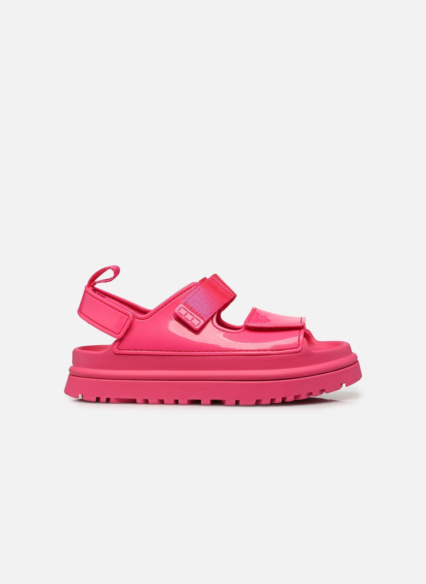 Sandalen K GOLDENGLOW GLOSSY SPARKLES mädchen rosa UGG Sandalen K GOLDENGLOW GLOSSY SPARKLES mädchen rosa DEEP CORAL