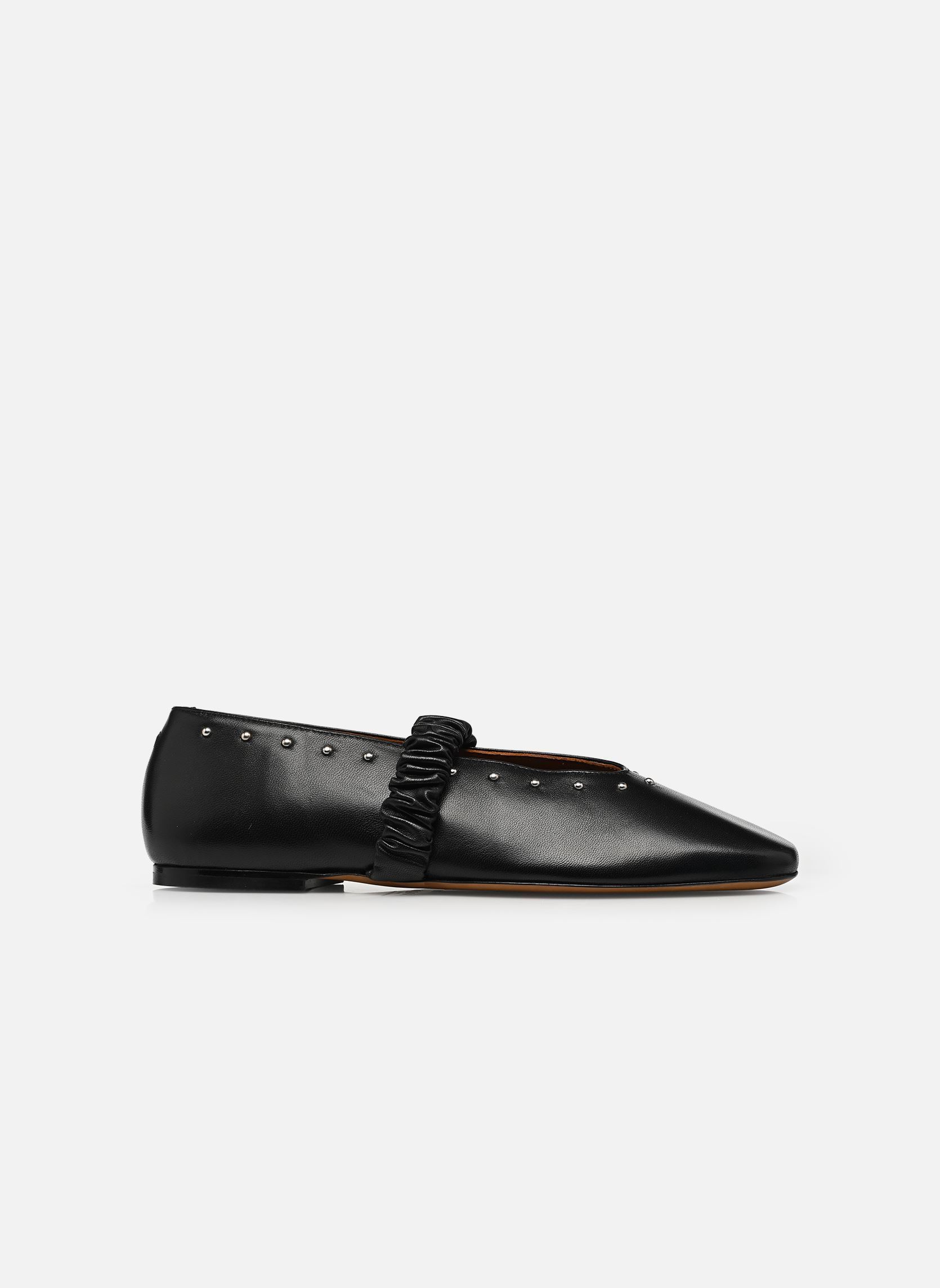 Babys June damen schwarz Socque Babys June damen schwarz CUIR NOIR