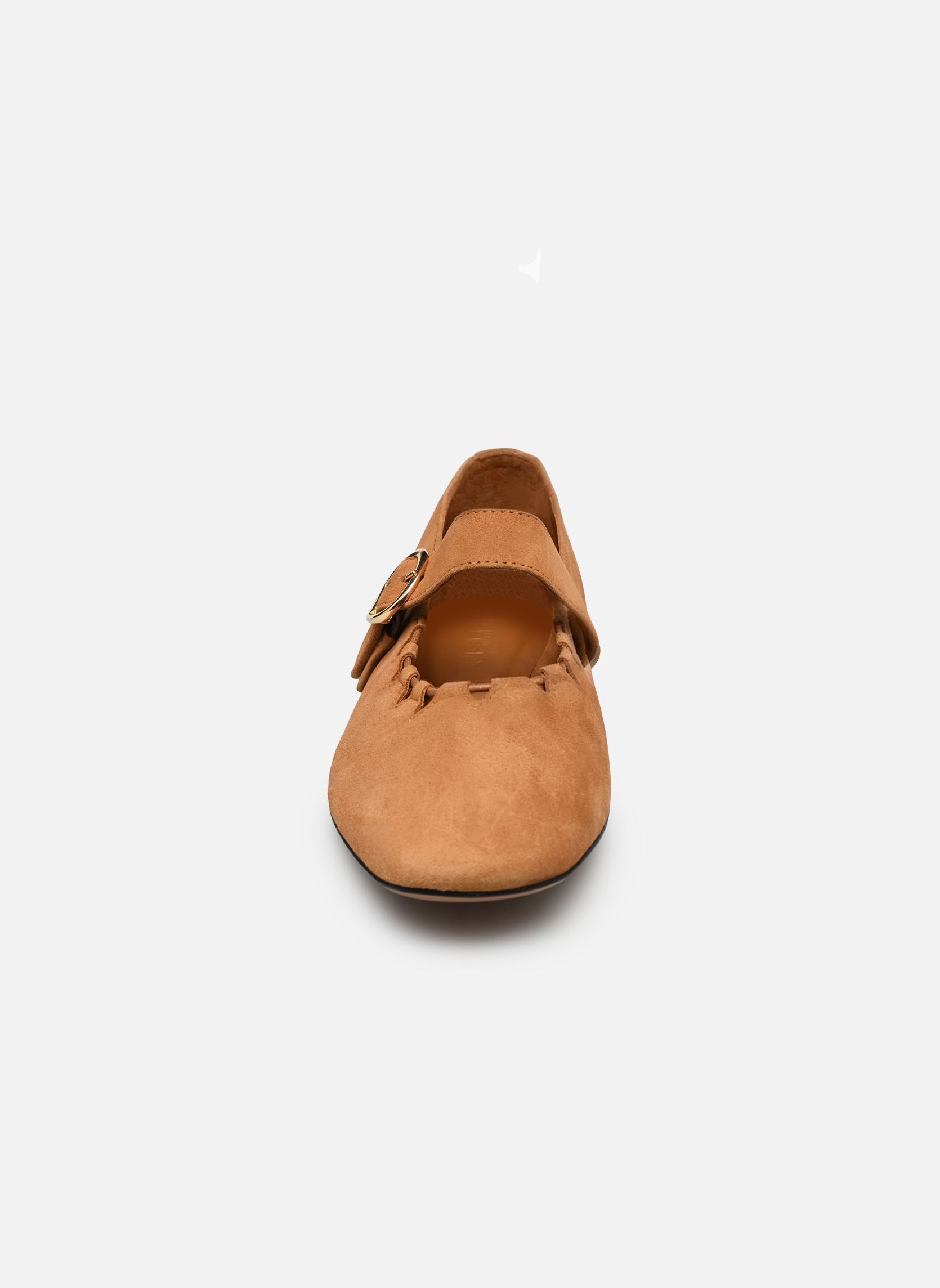 Mary Janes Ginger dames bruin Socque Mary Janes Ginger dames bruin DAIM CAMEL