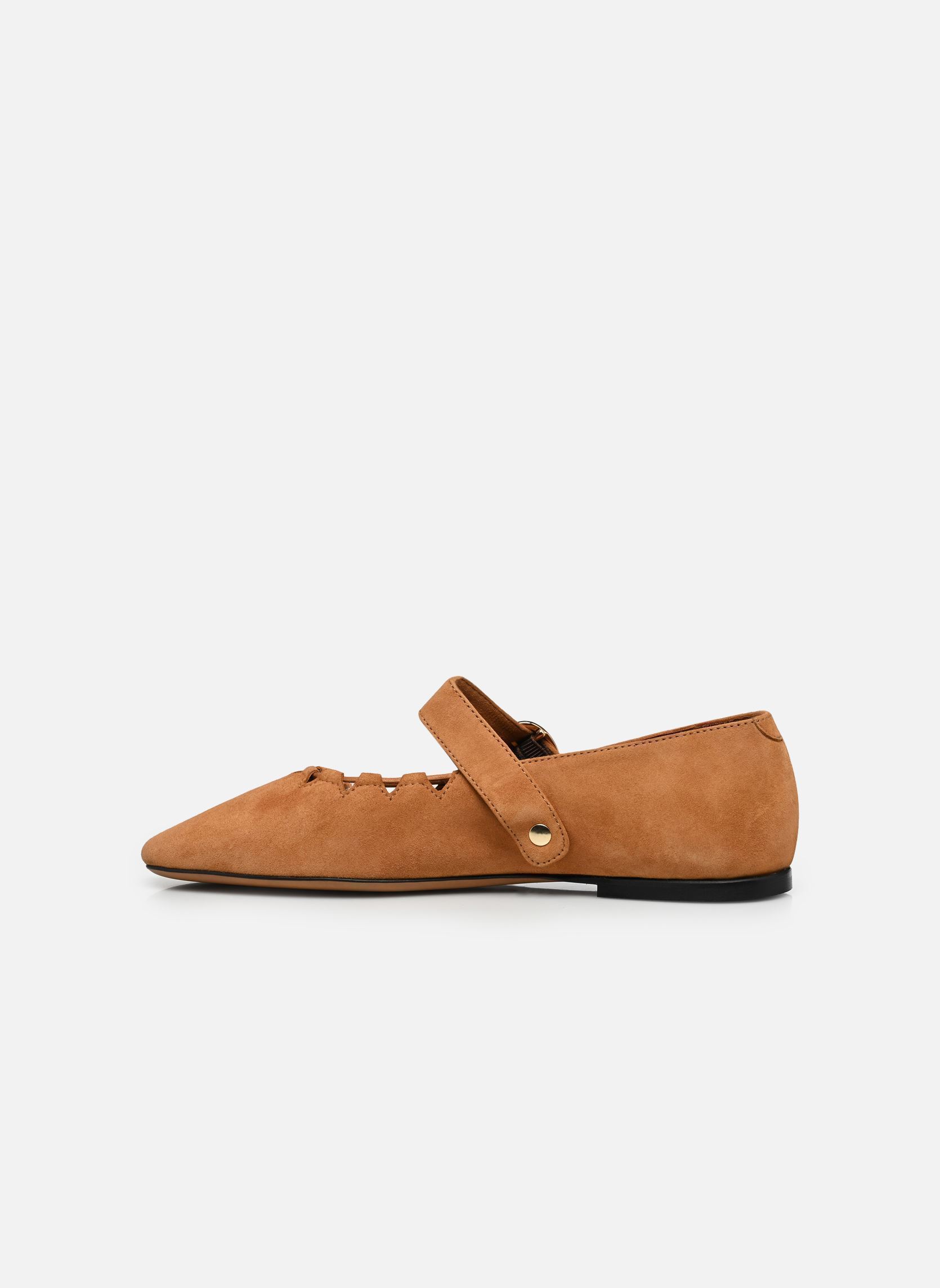 Mary Janes Ginger dames bruin Socque Mary Janes Ginger dames bruin DAIM CAMEL
