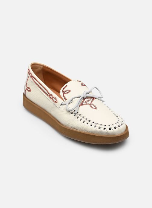 Socque Mocassins Totem dames wit