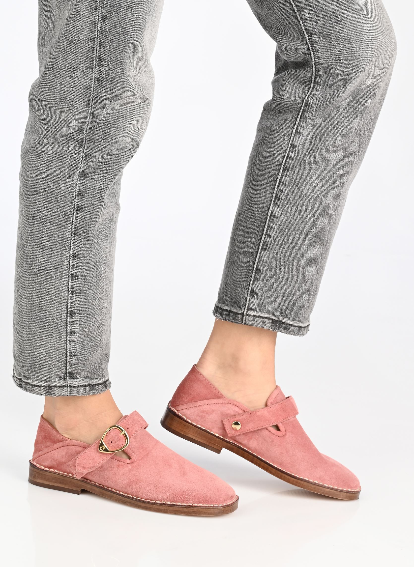 Pantoletten und Clogs Lucca damen rosa Socque Pantoletten und Clogs Lucca damen rosa DAIM ROSE