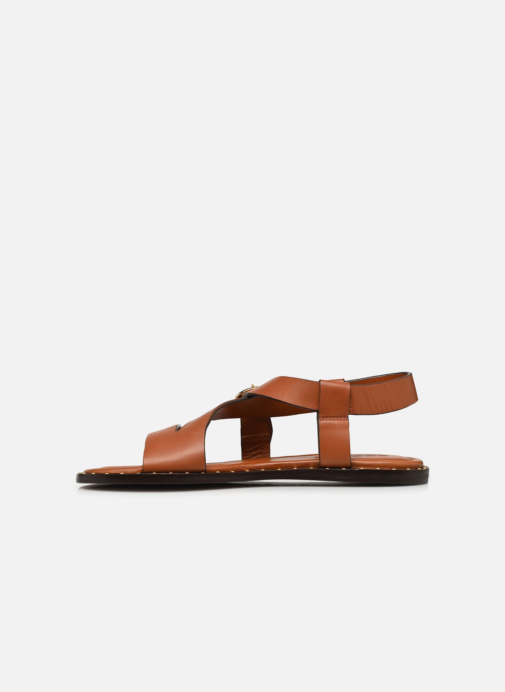 Sandalen Hydra dames bruin Socque Sandalen Hydra dames bruin CUIR CAMEL