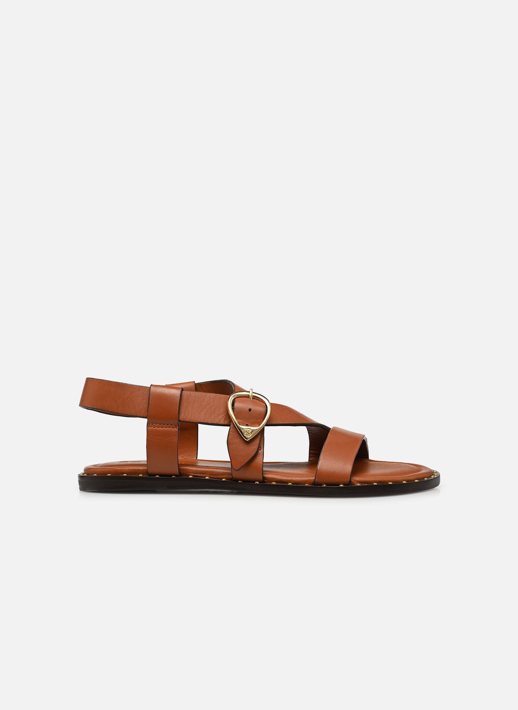Sandalen Hydra dames bruin Socque Sandalen Hydra dames bruin CUIR CAMEL