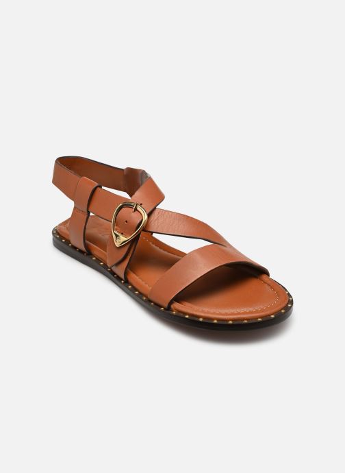 Socque Sandales Hydra femme marron