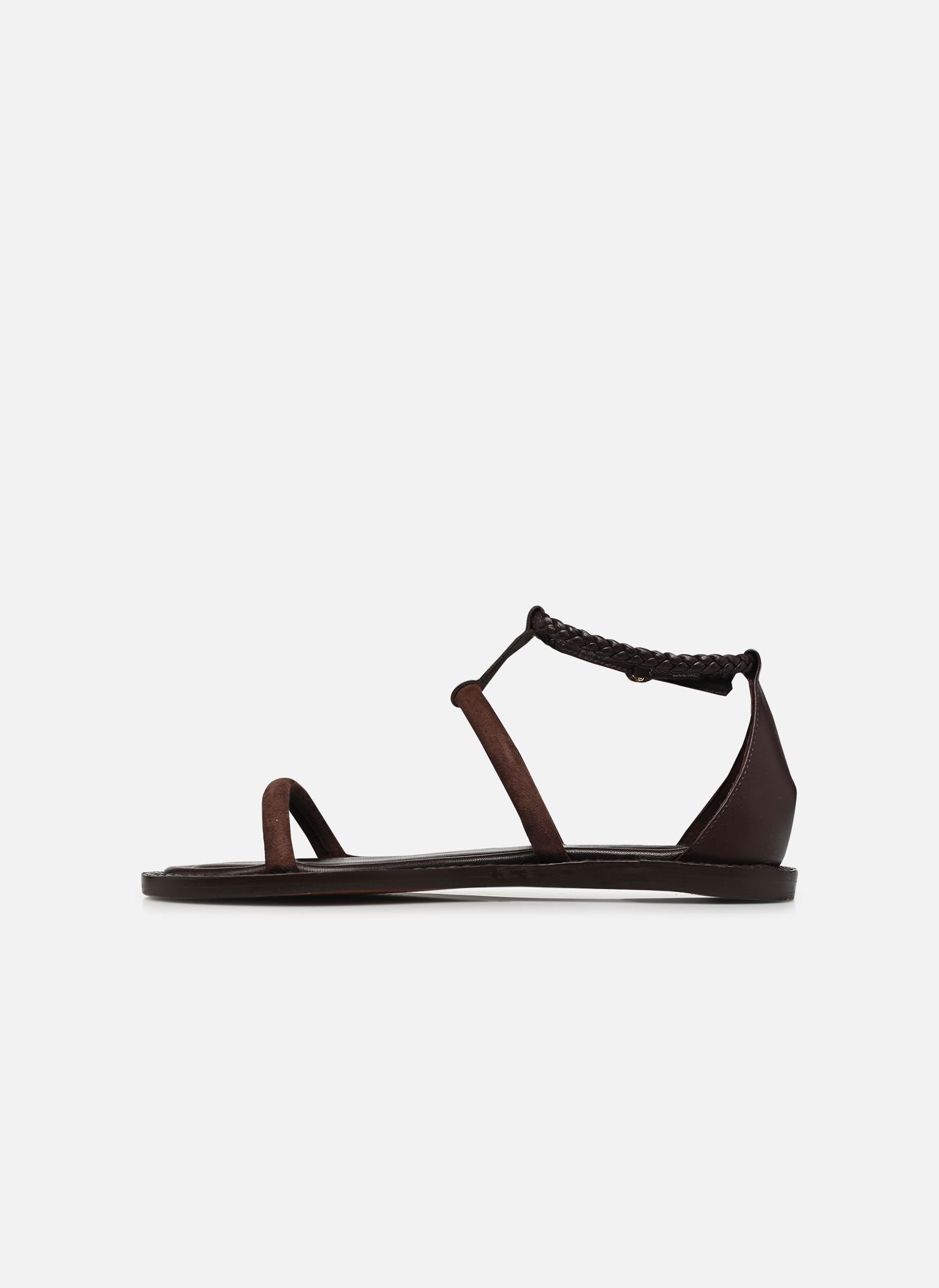 Sandalen Palma dames bruin Socque Sandalen Palma dames bruin CUIR CHOCOLAT