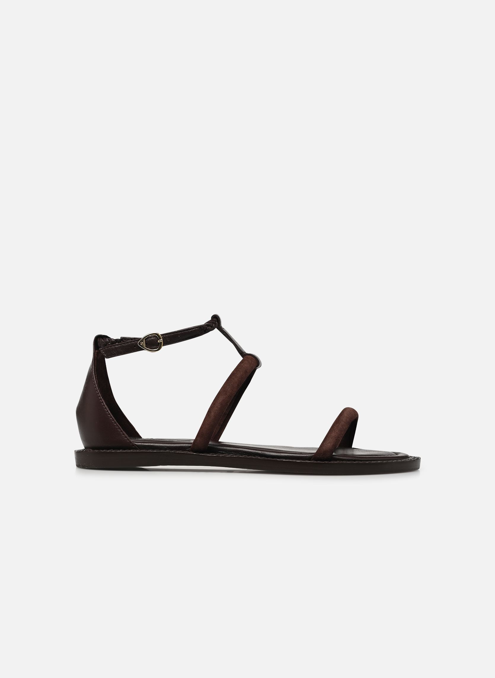 Sandalen Palma dames bruin Socque Sandalen Palma dames bruin CUIR CHOCOLAT