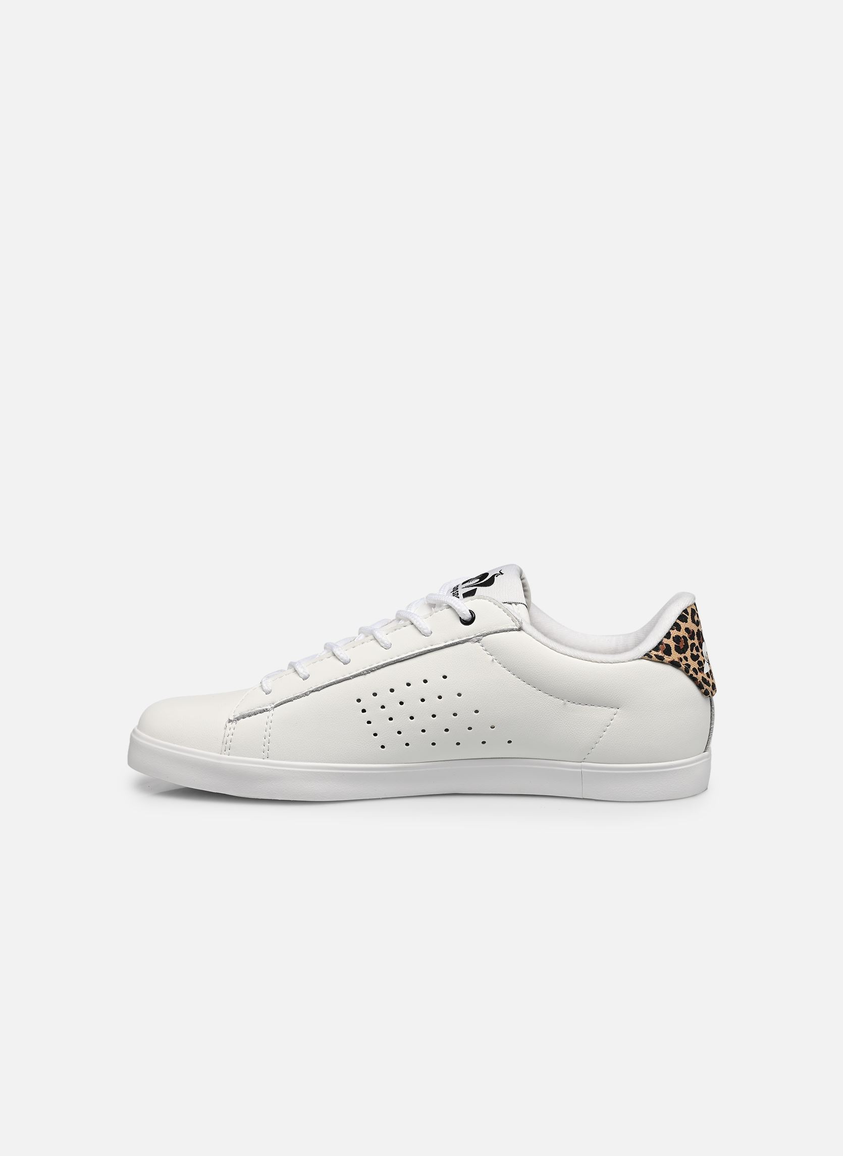 Baskets LUCIE ANIMAL femme blanc Le Coq Sportif Baskets LUCIE ANIMAL femme blanc Optical White/Croissant