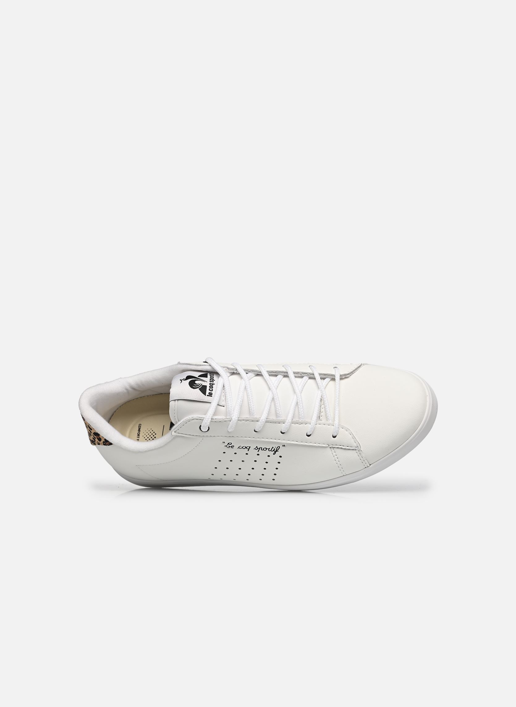 Baskets LUCIE ANIMAL femme blanc Le Coq Sportif Baskets LUCIE ANIMAL femme blanc Optical White/Croissant