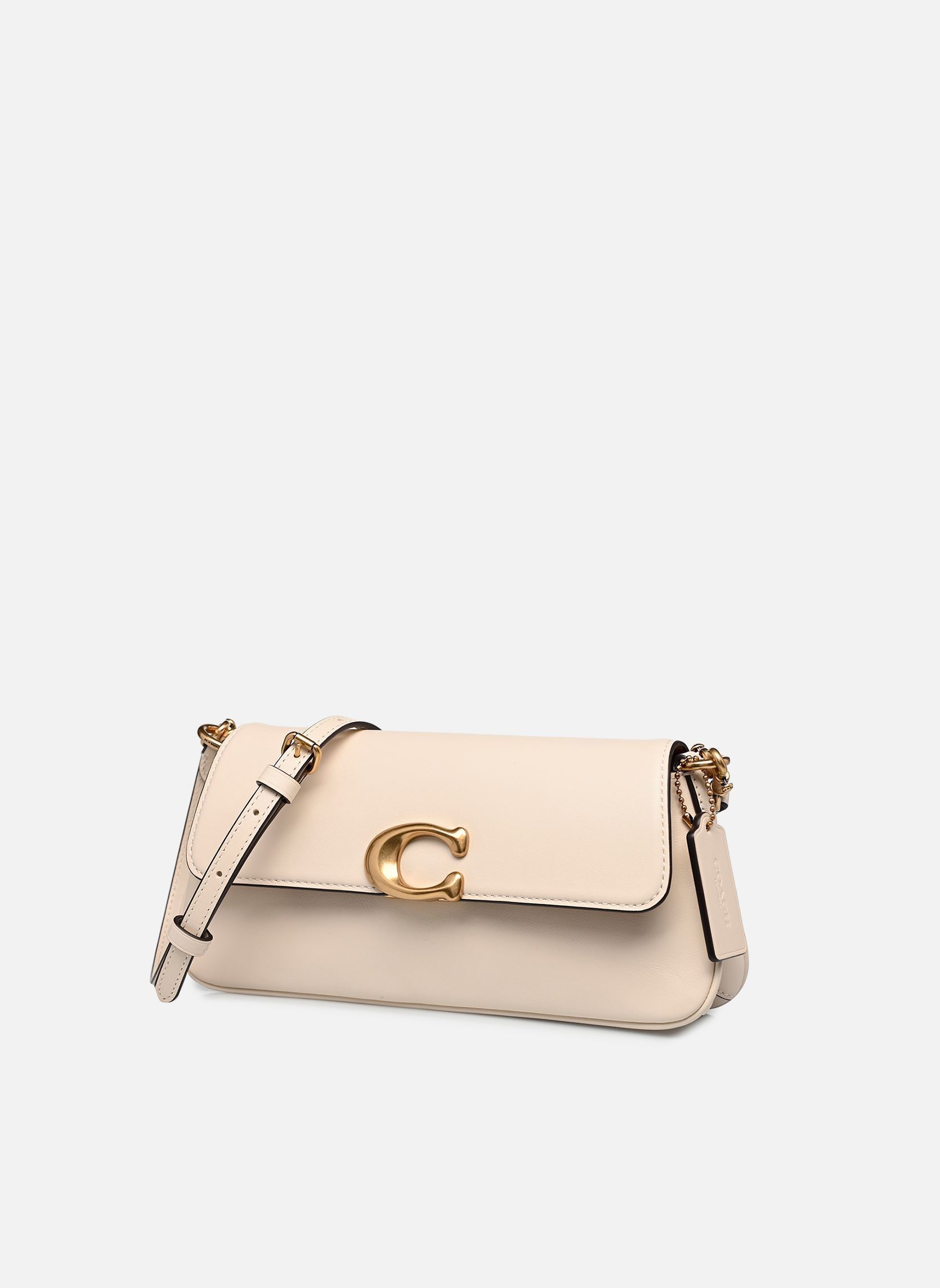 Tassen REFINED CALF LEATHER JET SHOULDER BAG dames wit Coach Tassen REFINED CALF LEATHER JET SHOULDER BAG dames wit B4/CHALK