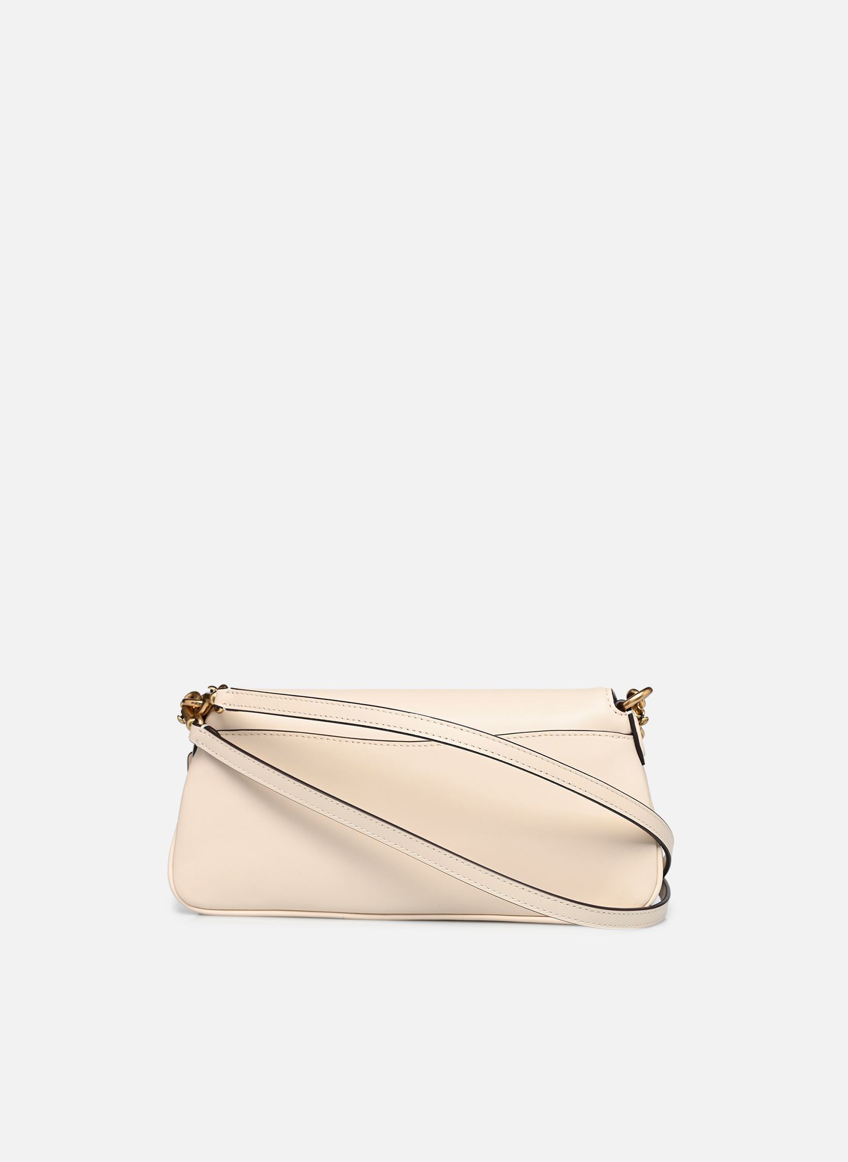 Tassen REFINED CALF LEATHER JET SHOULDER BAG dames wit Coach Tassen REFINED CALF LEATHER JET SHOULDER BAG dames wit B4/CHALK