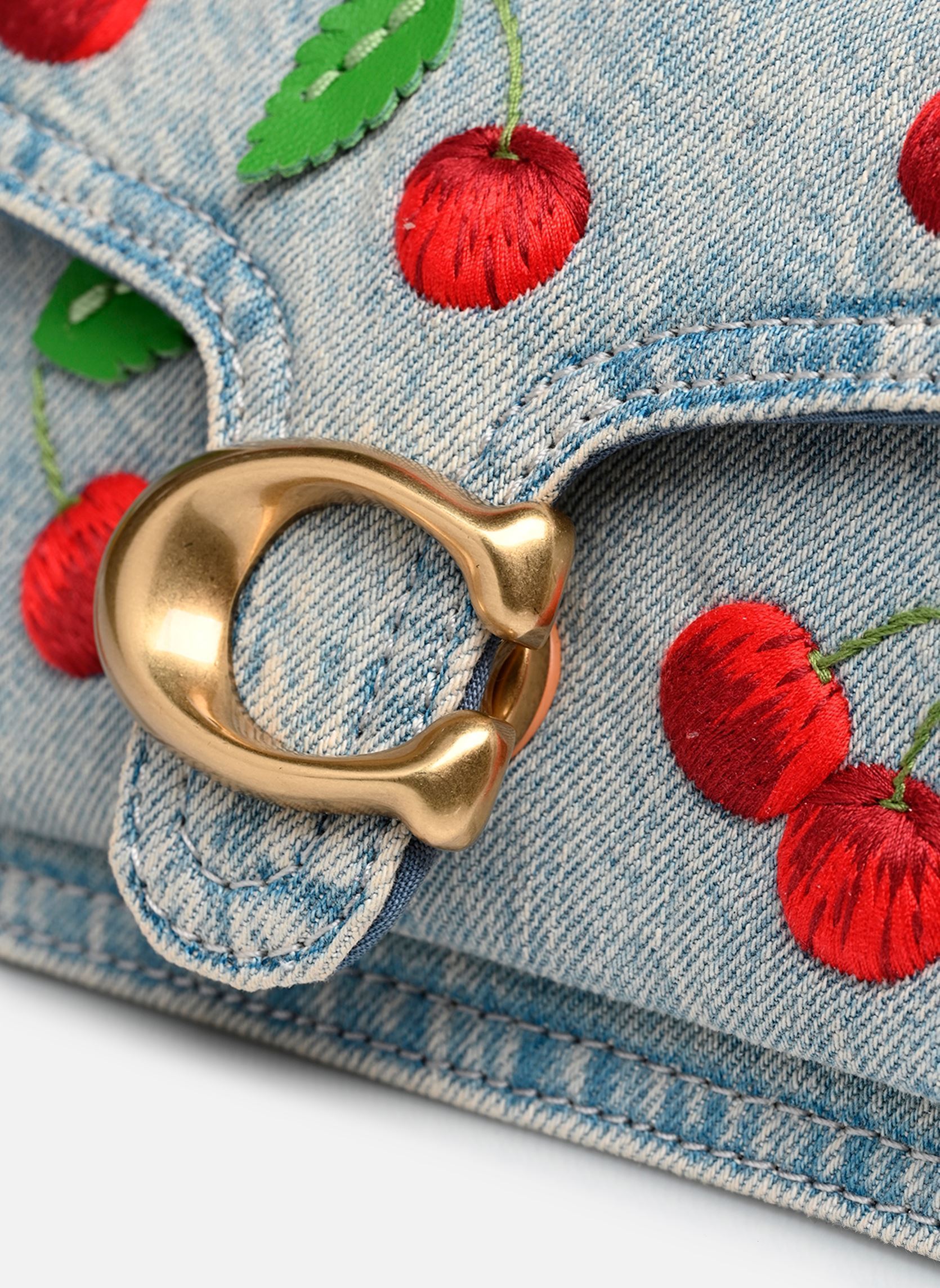 Taschen Cherry Embroidered Denim Tabby Shoulder damen blau Coach Taschen Cherry Embroidered Denim Tabby Shoulder damen blau B4/DENIM MULTI