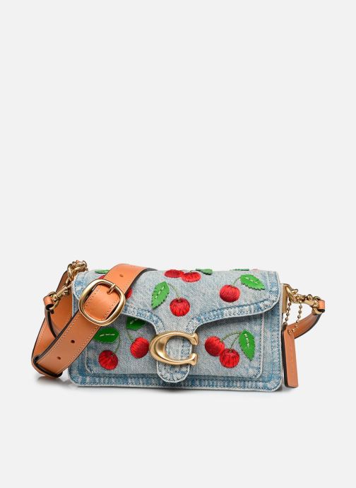 Coach Taschen Cherry Embroidered Denim Tabby Shoulder damen blau
